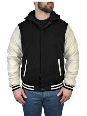 Victory Outfitters Men's Varsity Hooded Reversible Fleece Jacket  NWT  size XXL